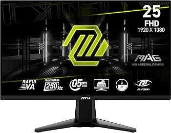 Amazon.co.jp: MSI MAG 255XFV 25インチ ゲーミングモニター 1920 x