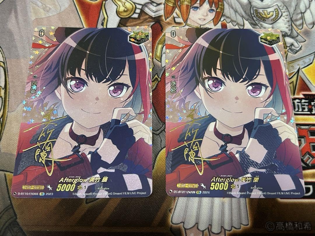 ヴァンガード 10th anniversary Afterglow美竹蘭 サイン EXS 10th