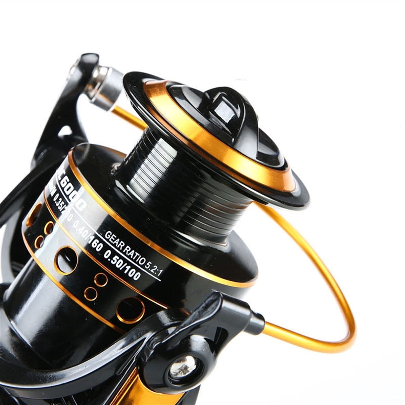 Amazon.com: HNGM Fishing reel Fishing Coil Wooden Handshake 13BB