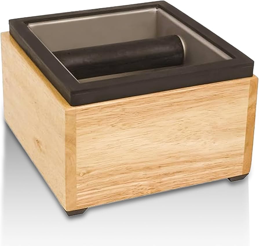 Amazon.com: Rattleware Stainless Maple Holder Knock Box - Perfect