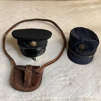 Amazon.co.jp: 時代初期の旧国有鉄道のレトロな貴重.制帽.車掌.駅員帽