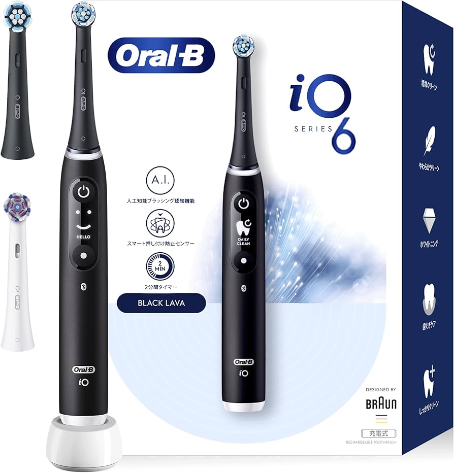 Amazon.co.jp: ブラウン 電動歯ブラシ オーラルB 【メインモデル】 iO6