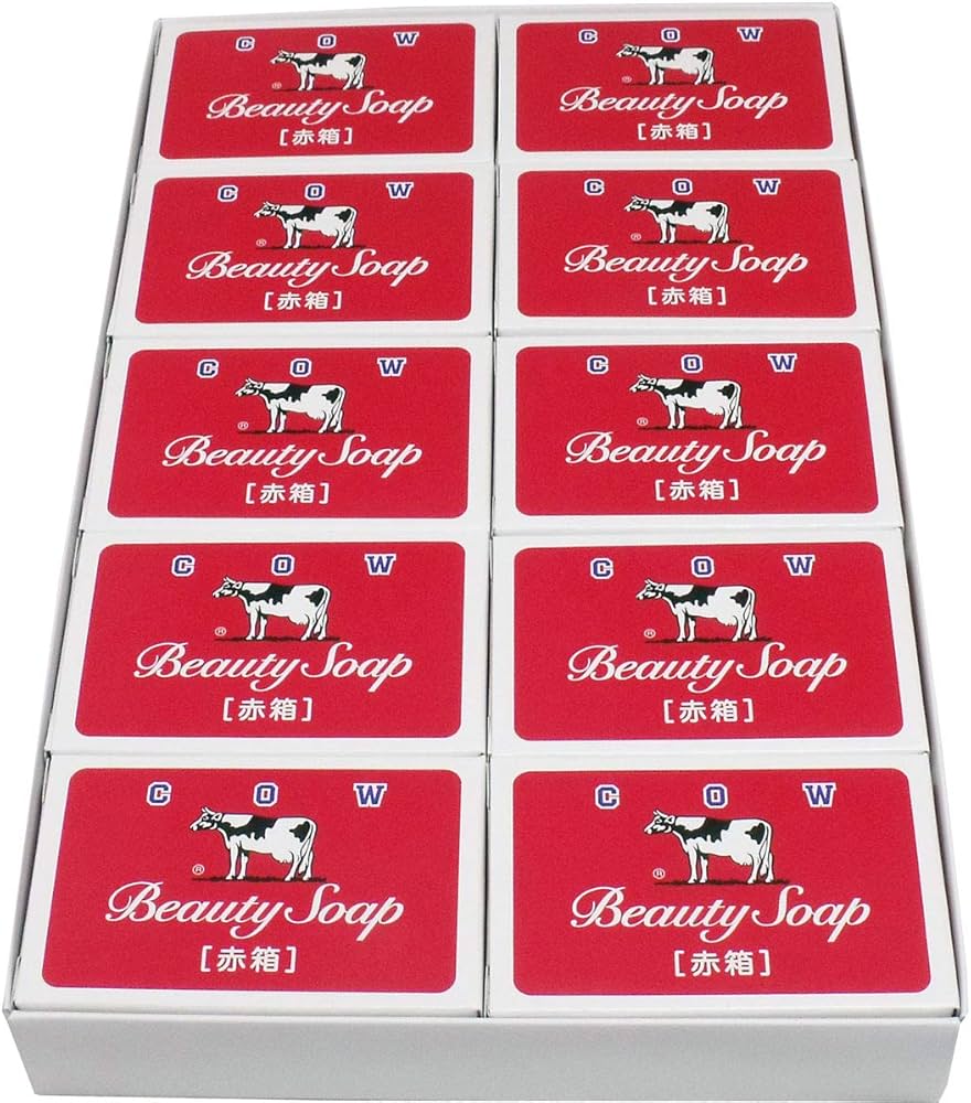 Amazon.co.jp: 化粧石鹸カウブランド 赤箱 100g×10個入 : ビューティー