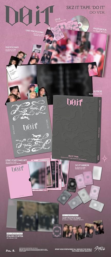 Amazon.com: Stray Kids DO IT [DO + IT + PLVE + 8 Accordion All 11