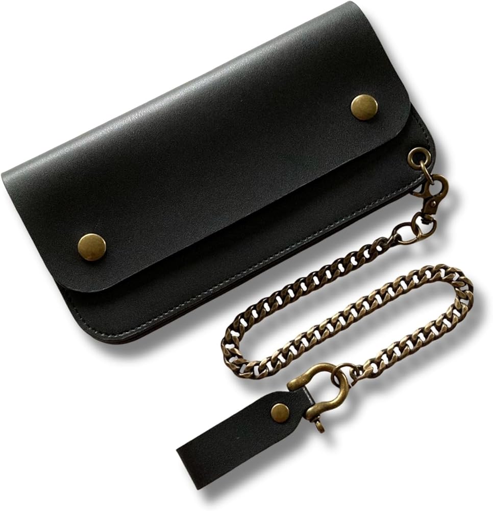 Amazon | [Sasical] サシカル トラッカーウォレット チェーン 本革