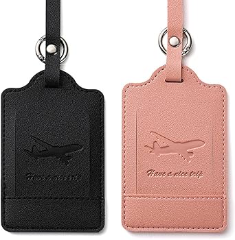 Amazon.co.jp: MINBOOT 荷物タグ ネームタグ 2個入り ラゲッジタグ