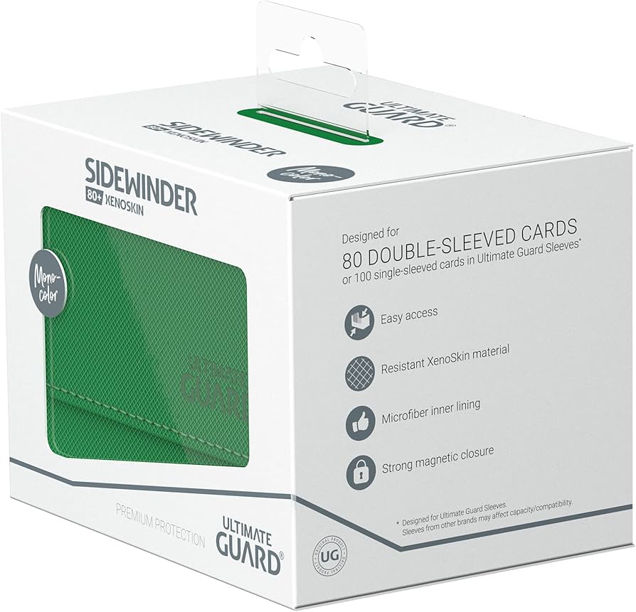 Amazon.com: Ultimate Guard Sidewinder 80+, Deck Box for 80 Double