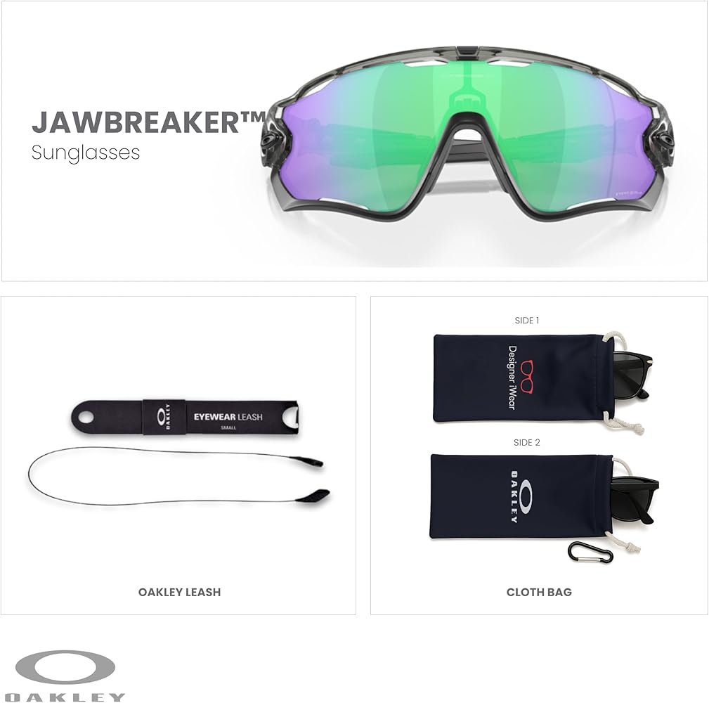 Amazon.com: Oakley OO9290 Jawbreaker 929046 31MM Grey Ink/Prizm