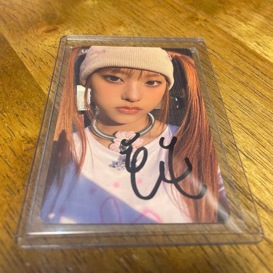 Amazon.co.jp: newjeans 希少 直筆サイン入り トレカ ヘリンちゃん