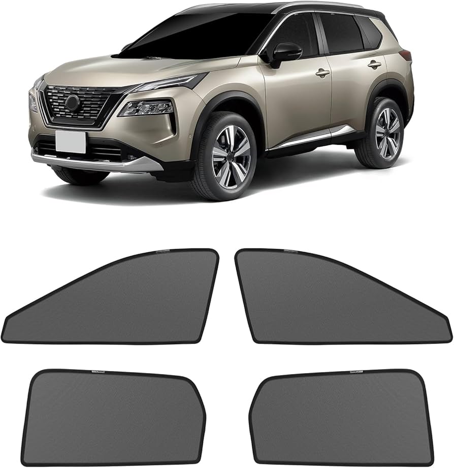 Amazon | 新型 エクストレイル T33型 メッシュカーテン マグネット式