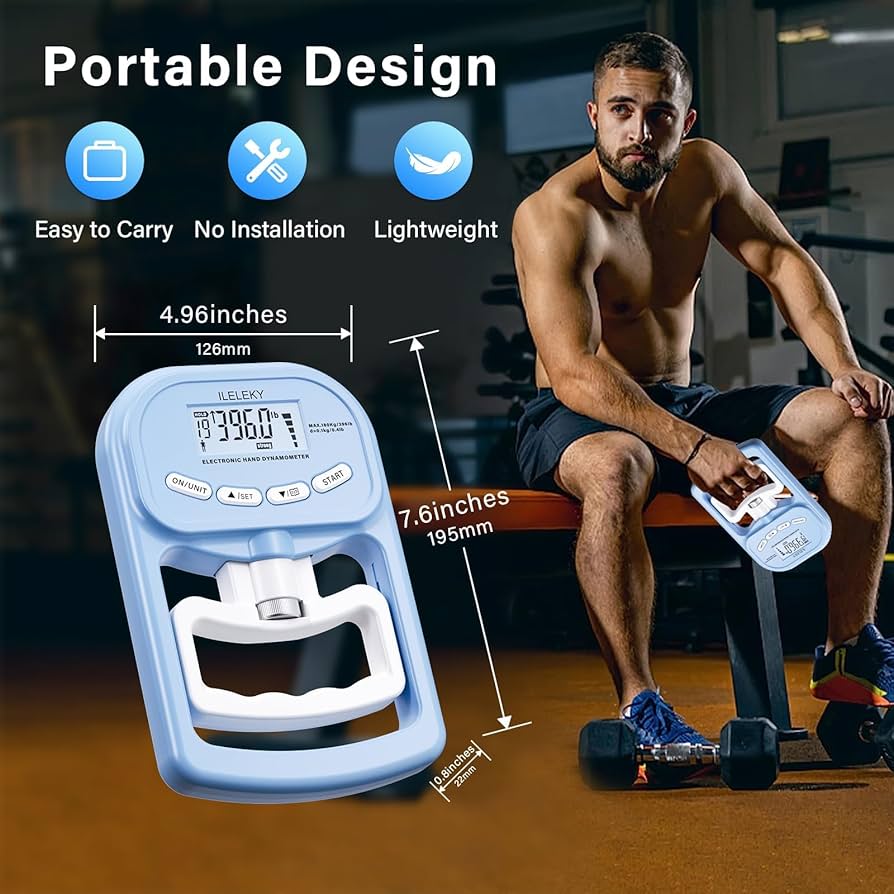 Hand Grip Exerciser NEW) GD DYNO-200 Digital Hand Dynamometer Grip