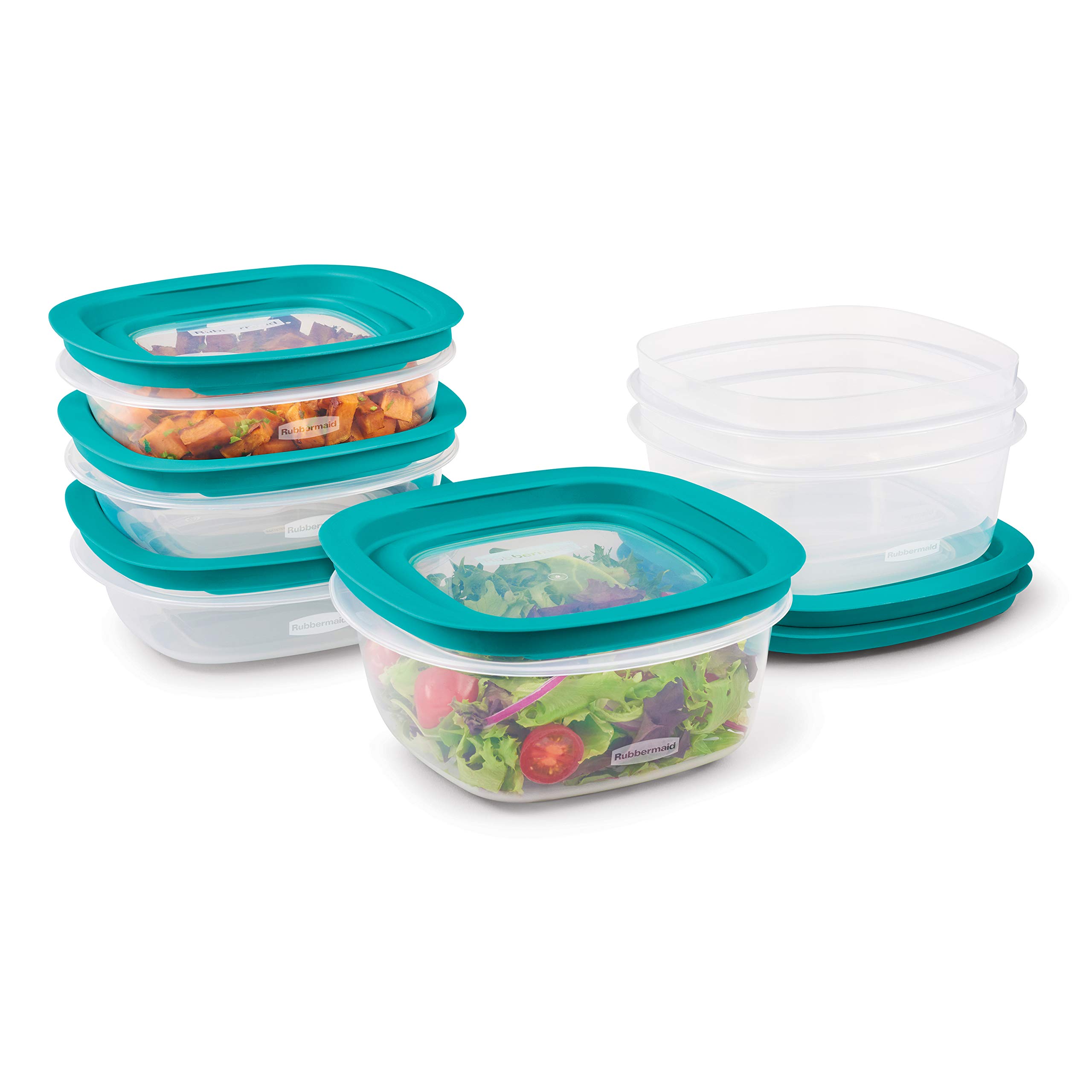 Amazon | Rubbermaid (ラバーメイド) 漏れ防止ふた 食品保存セット
