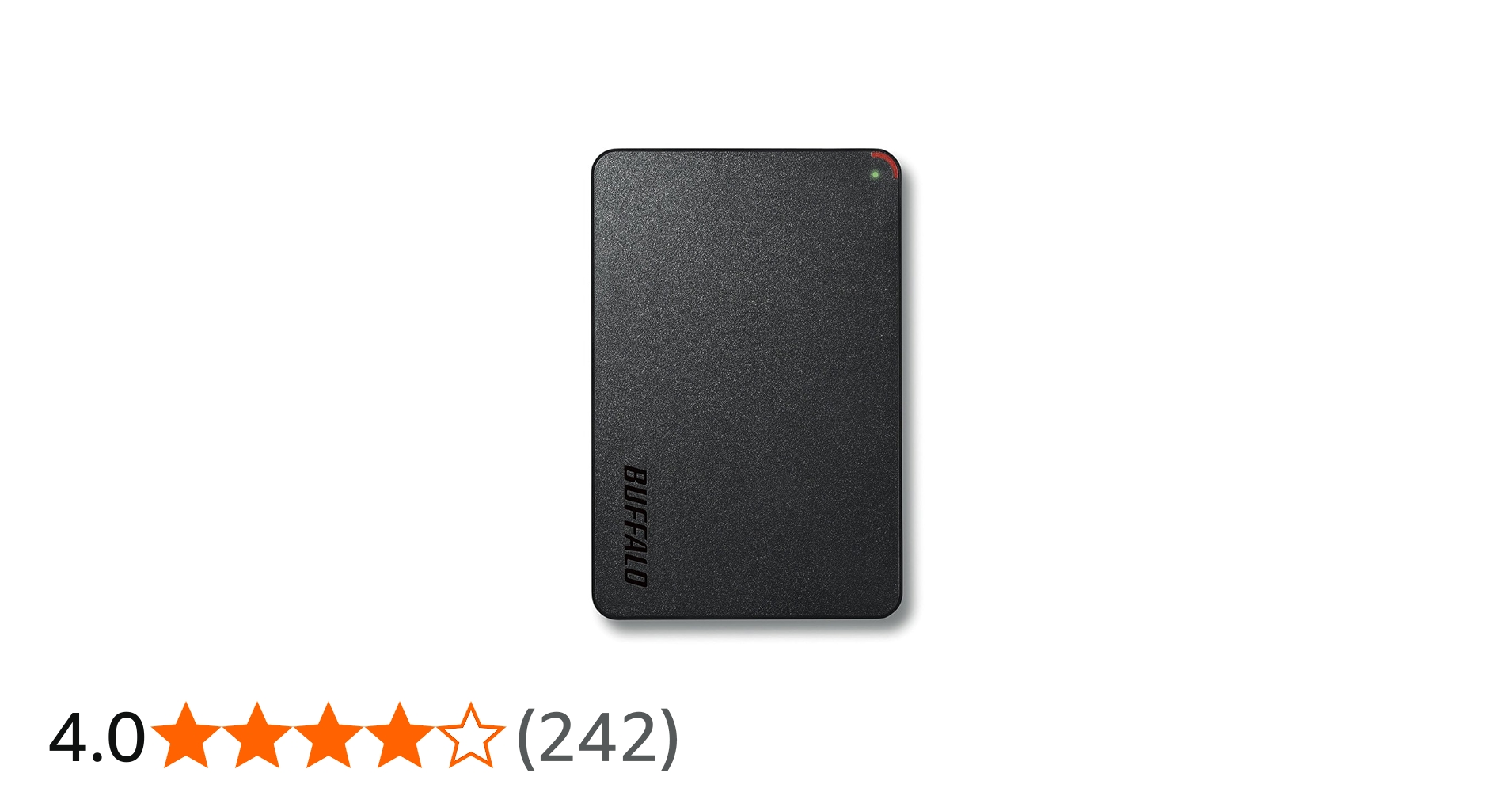 Amazon | BUFFALO 2.5インチ(ポータブル) 外付けHDD 1TB ブラック HD