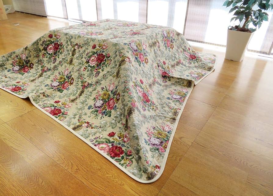 Amazon｜西川 マルチカバー 長方形 200×240cm 綿100％ こたつ 上掛け