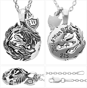 Amazon | WOLFMAN B.R.S ウルフマンB.R.S ムーンウルフ ペンダント