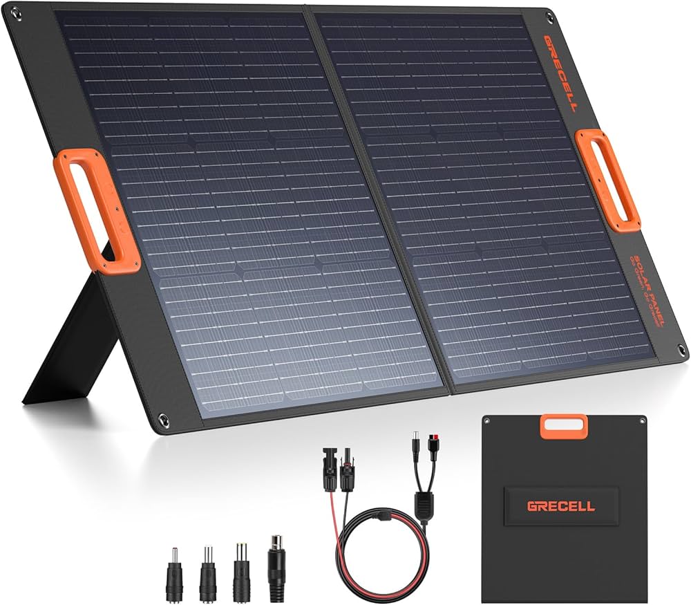 Amazon | ソーラーパネル100W GRECELL 折りたたみソーラーチャージャー