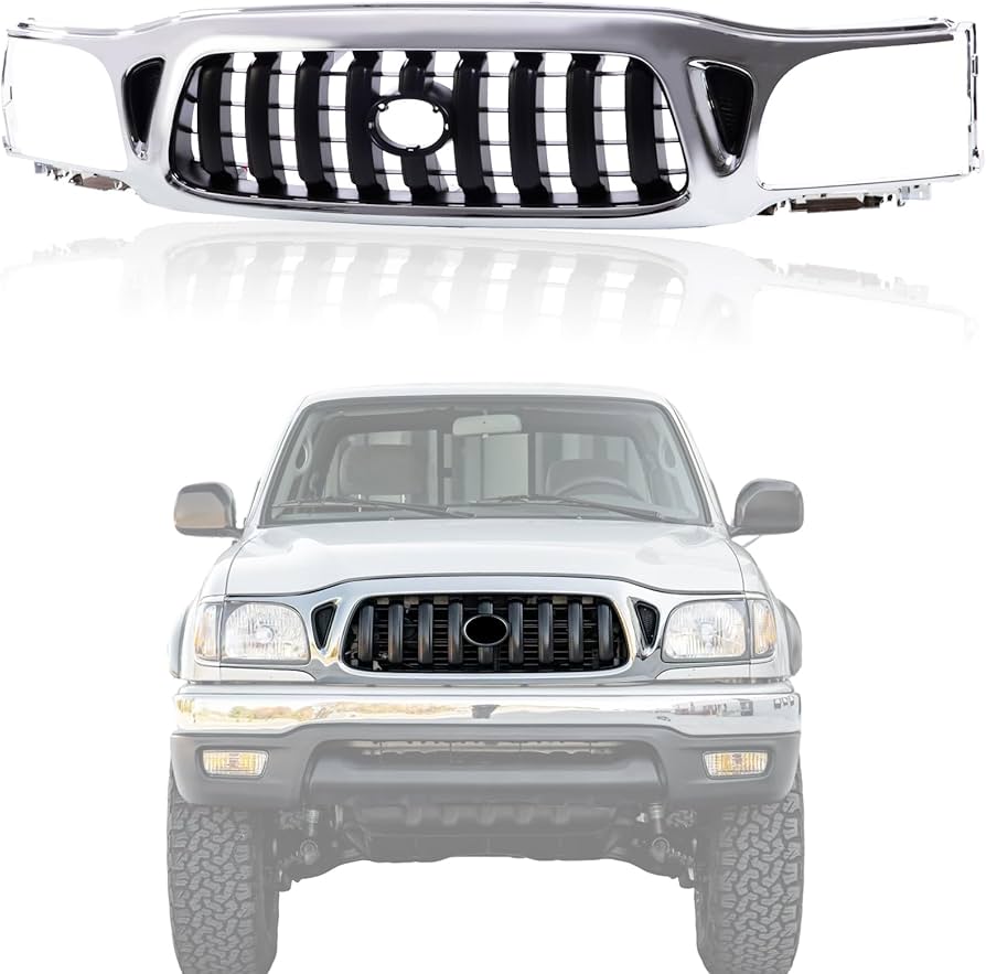 初代 タコマ 中期 2wd用グリル グリル Fits 2001-2004トヨタタコマ2WD