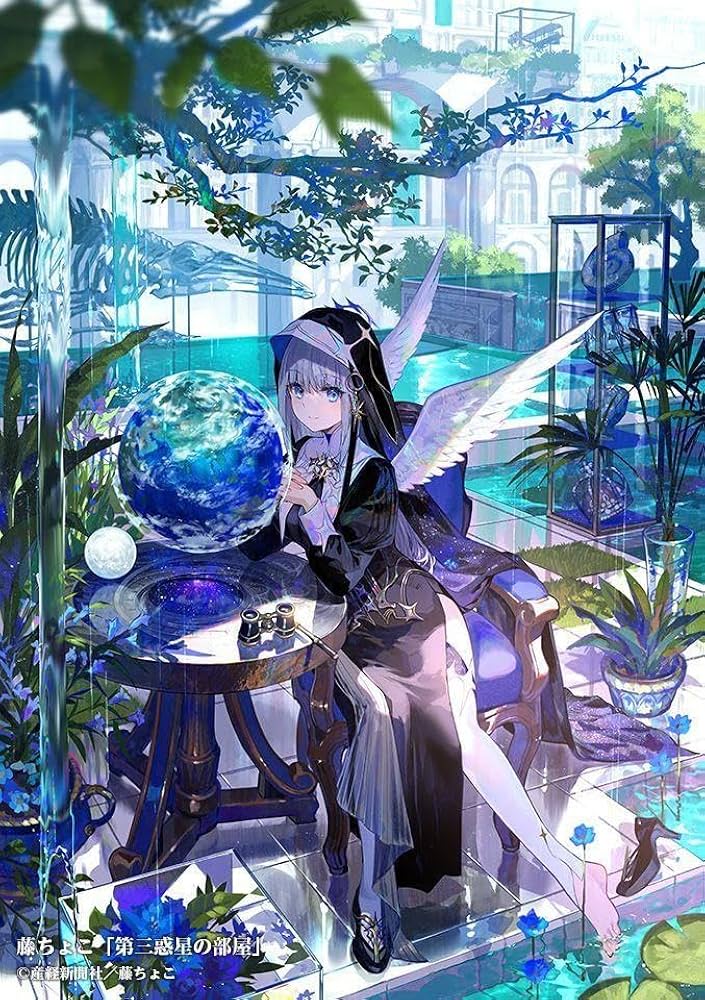 絵師100人展 14 藤ちょこ B5アクリルアート この広い世界で私だけの