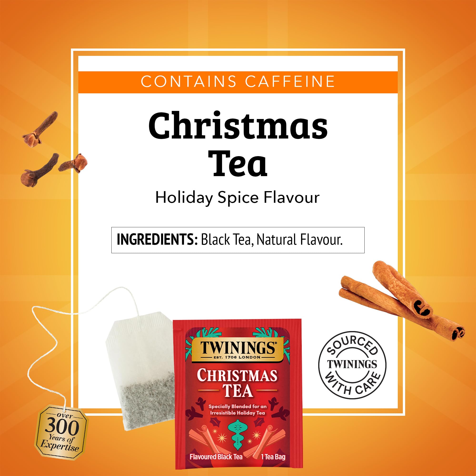 Amazon.com : Twinings of London Christmas Black Tea, Box of 20 Tea