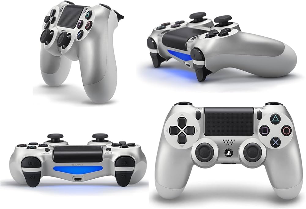 Amazon | ワイヤレスコントローラー (DUALSHOCK 4) シルバー