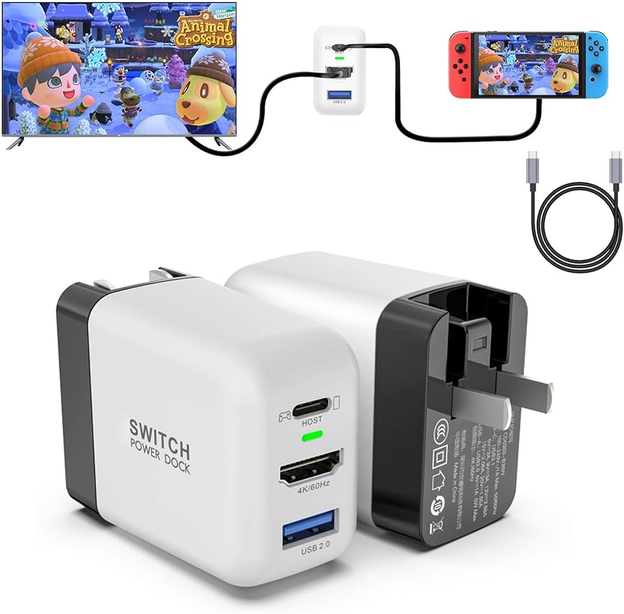 Amazon.com: Switch Dock Charger for Nintendo Switch, Mirabox 36W