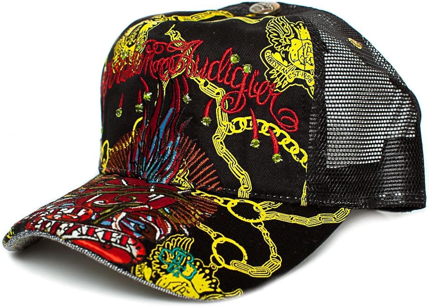Christian Audigier Heartbreaker One-Size Unisex-Adult Truckers Cap