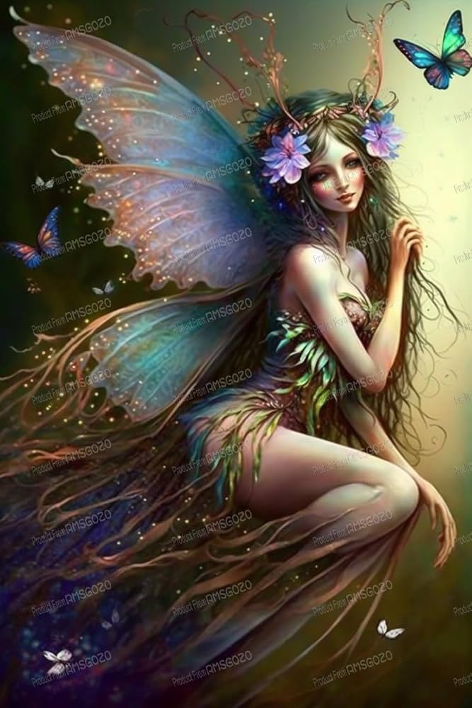 Amazon.com: RMSGOZO 8 X 12 Inch Butterfly Wizard Diamond Painting