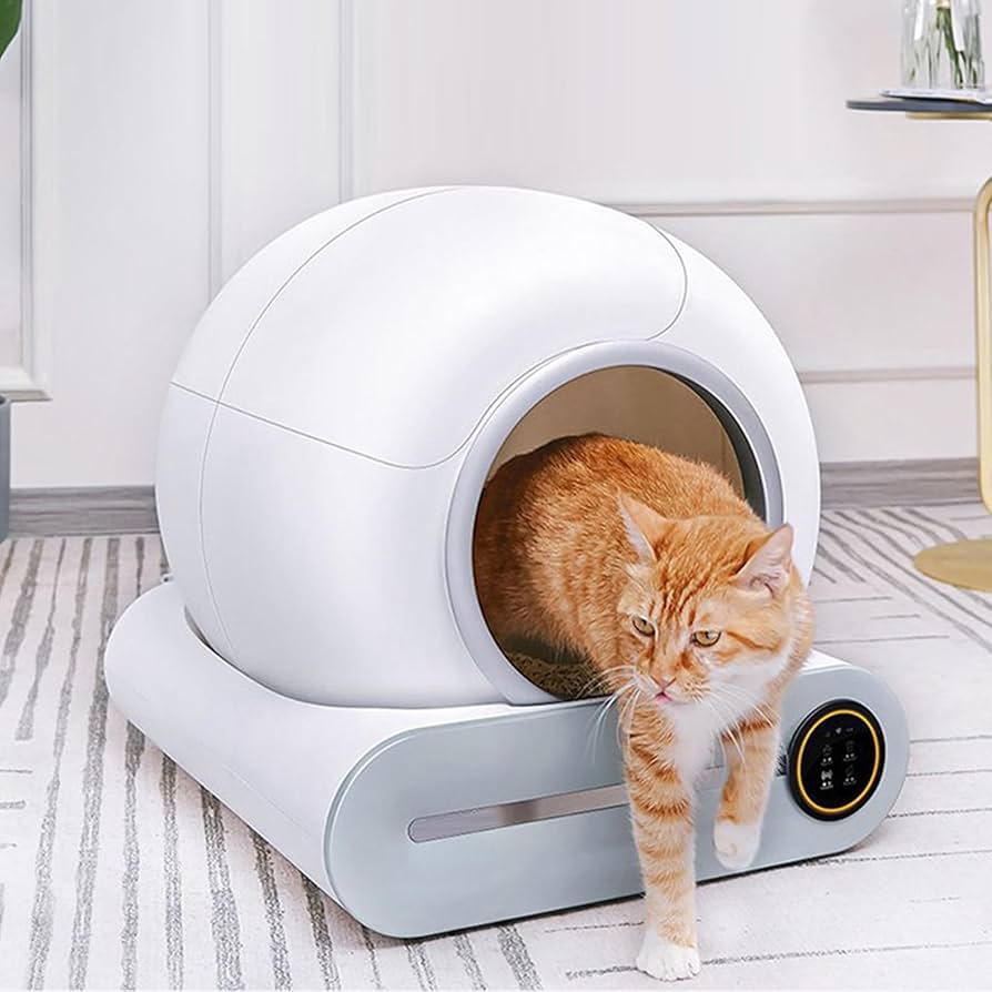Amazon.co.jp: 自動洗浄猫トイレ、インテリジェントレーダー安全保護