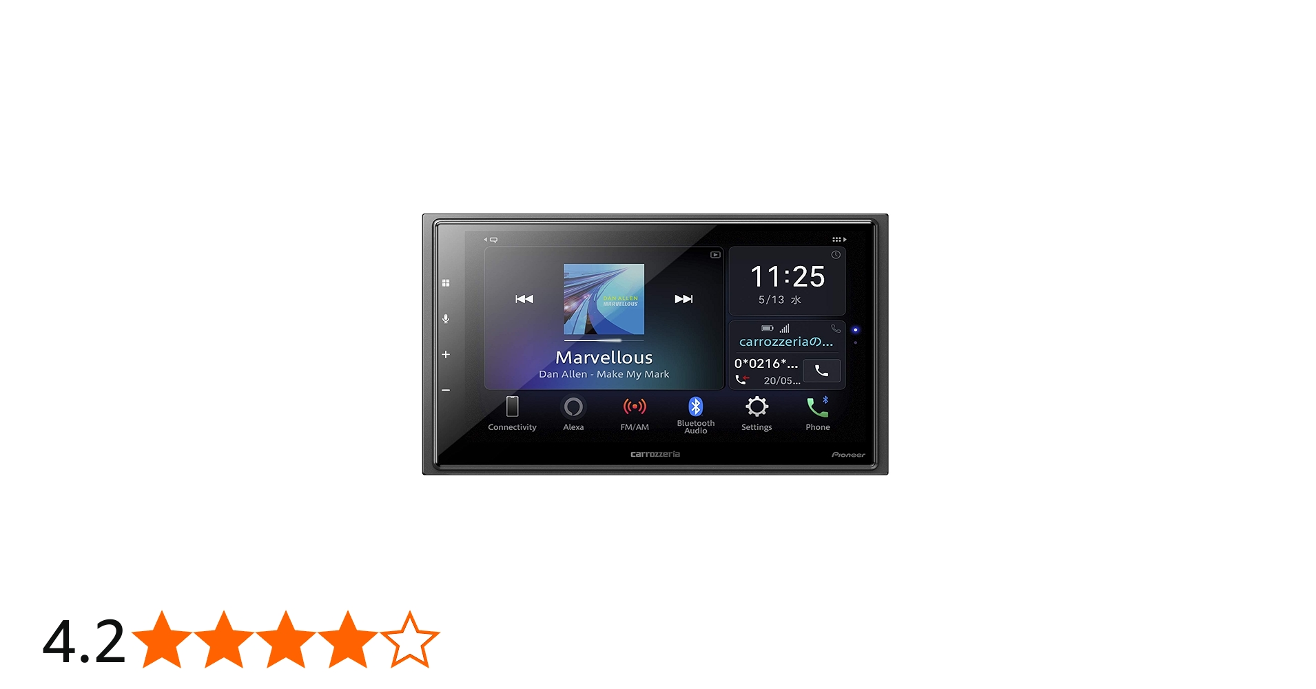 Amazon.co.jp: Pioneer Display Audio DMH-SZ700 6.8-inch 2D with