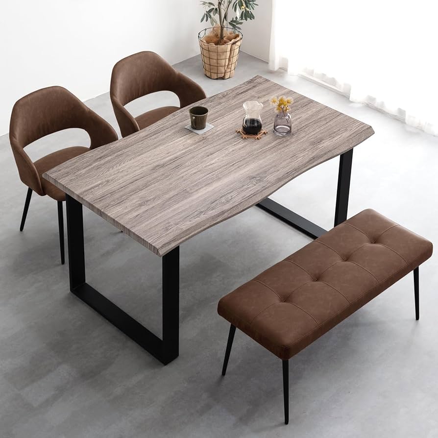 Amazon｜タンスのゲン ダイニングテーブルセット 4点セット 4人掛け