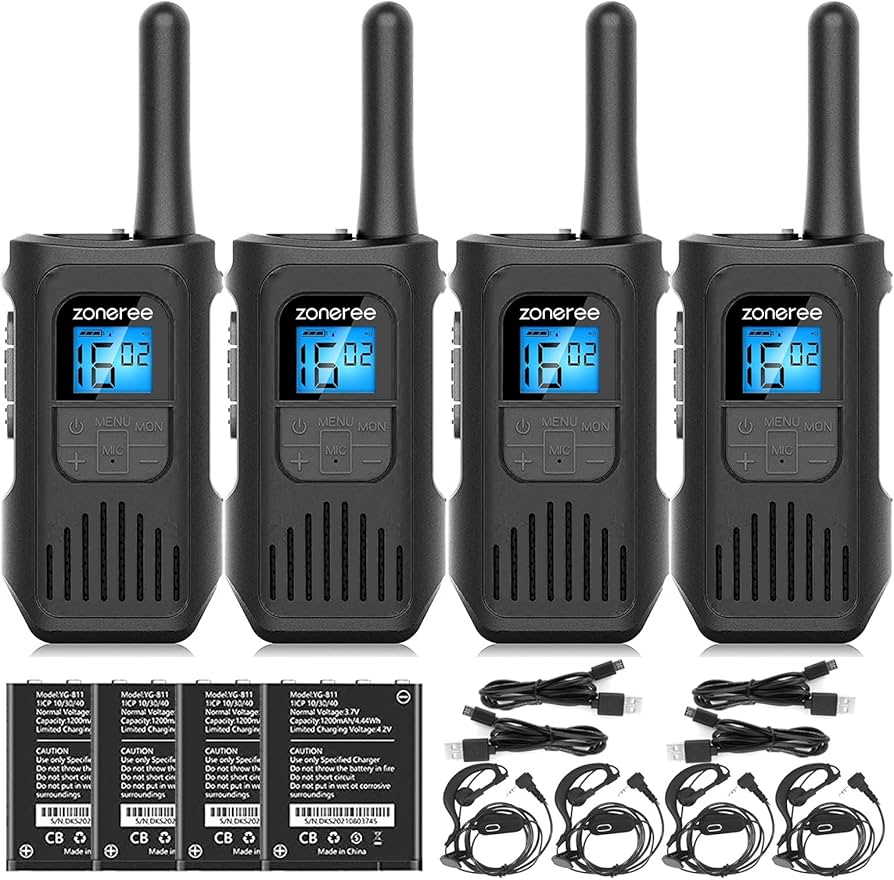 Amazon | トランシーバー 無線機 特定小電力 免許不要 充電式 簡単操作