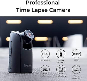 Amazon.com : Brinno Time Lapse Camera TLC300, 2023 Timelapse