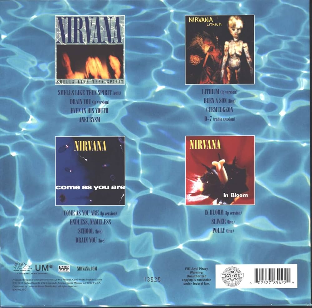 Amazon.com: Nirvana: Nevermind The Singles 4LP Boxset: CDs & Vinyl