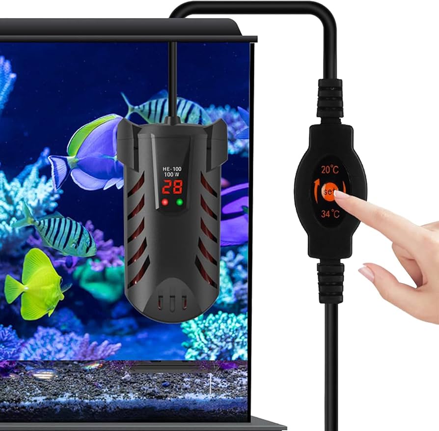 Amazon | ZHHMl 水槽ヒーター オートヒーター LEDディスプレー 15-34°C