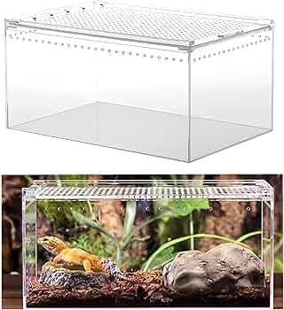 Amazon | レプタイルボックス 爬虫類 飼育ケース レプタイルボックス