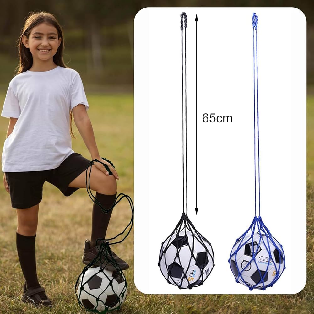 Amazon | ボールネット ボール収納 サッカートレーナーネット 2個入り