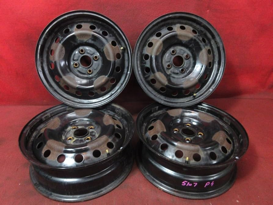 Amazon.co.jp: スチール ホイール 4本 トヨタ 100系 ラクティス純正 16