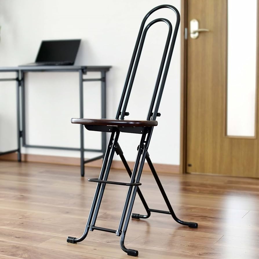 Amazon.co.jp: ルネセイコウ 【日本製】 折りたたみ椅子 座面無段階