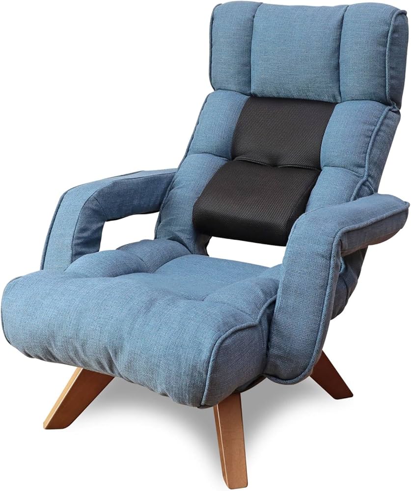 Amazon｜座椅子生活 明光ホームテック 腰の神様がくれた中座椅子