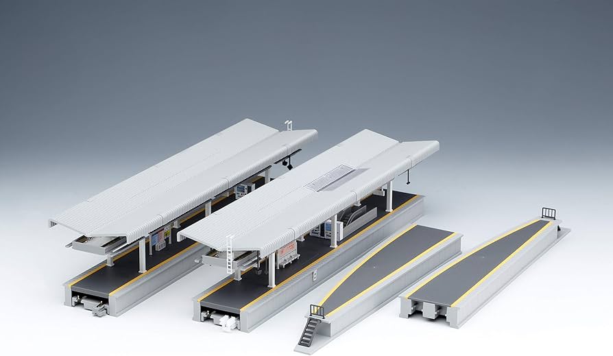 Amazon | KATO Nゲージ 近郊形ホームDX 島式セット 23-160 鉄道模型