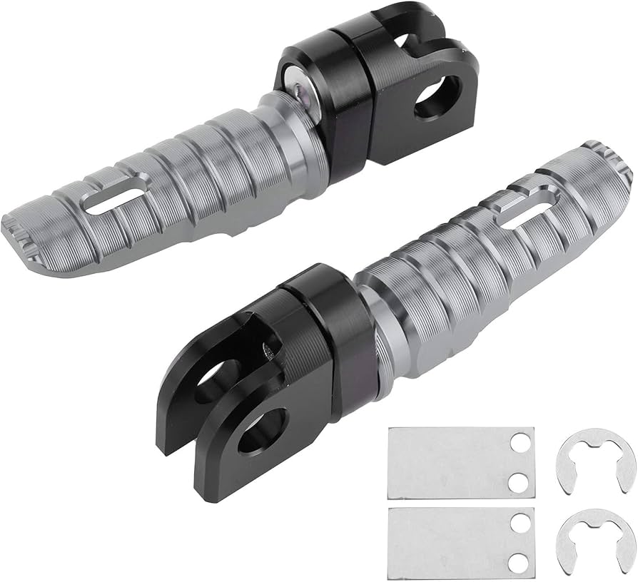 Amazon | Yctzeペアのフロントフットペグアルミニウム合金ペダルは