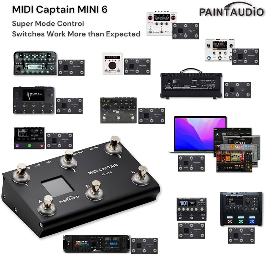 Amazon | PAINTAUDIO MIDI Captain NANO 4/MINI 6フィート