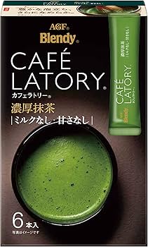 Amazon.co.jp: AGF ブレンディ カフェラトリー スティック 濃厚抹茶 6