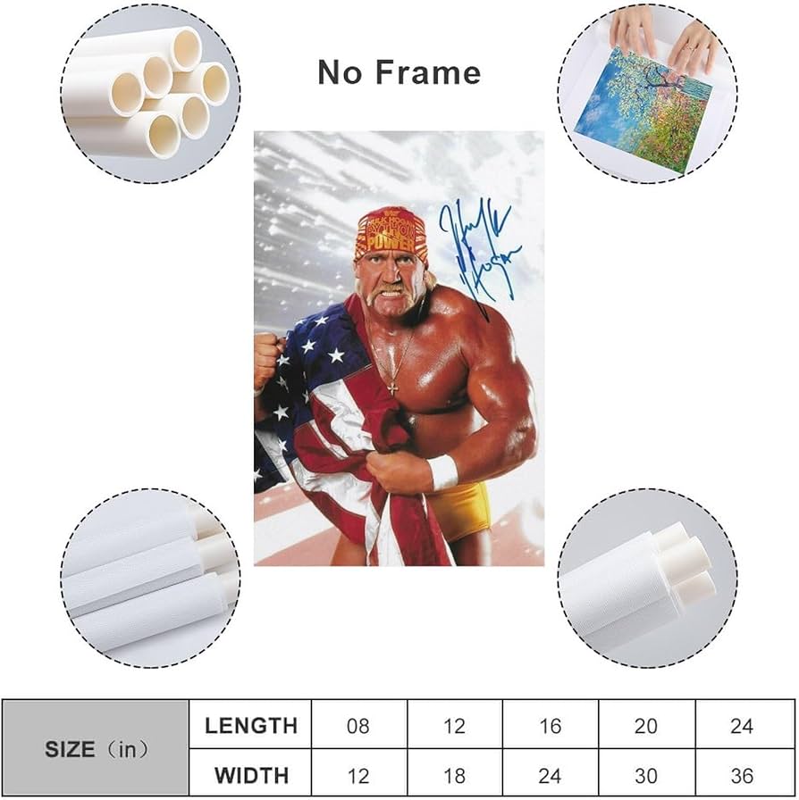 Amazon.co.jp: プロレスラー ハルク・ホーガン 直筆サイン入 ポスター