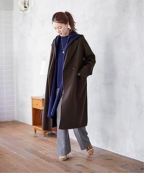 Amazon | [フレームワーク] SUPER160sダブルブレストコート 38