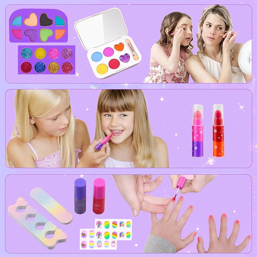 Amazon | VCYCTO メイクセット おもちゃ 女の子 お化粧 子供 キッズ