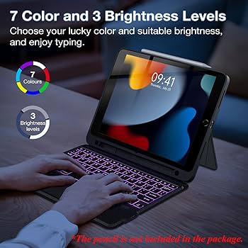 Amazon.com: Combo Keyboard Case For iPad 9th/8th/7th Generation