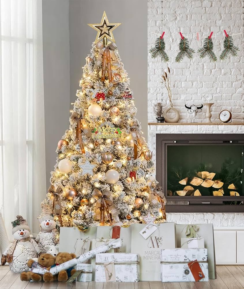 Amazon.co.jp: クリスマス 飾り クリスマスツリー 150cm 雪化粧