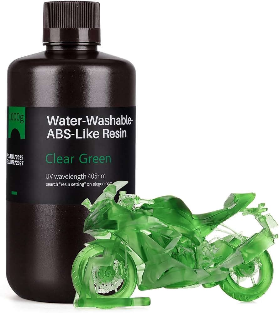Amazon.co.jp: ELEGOO 水洗い可能なABSライク3D プリンターレジン