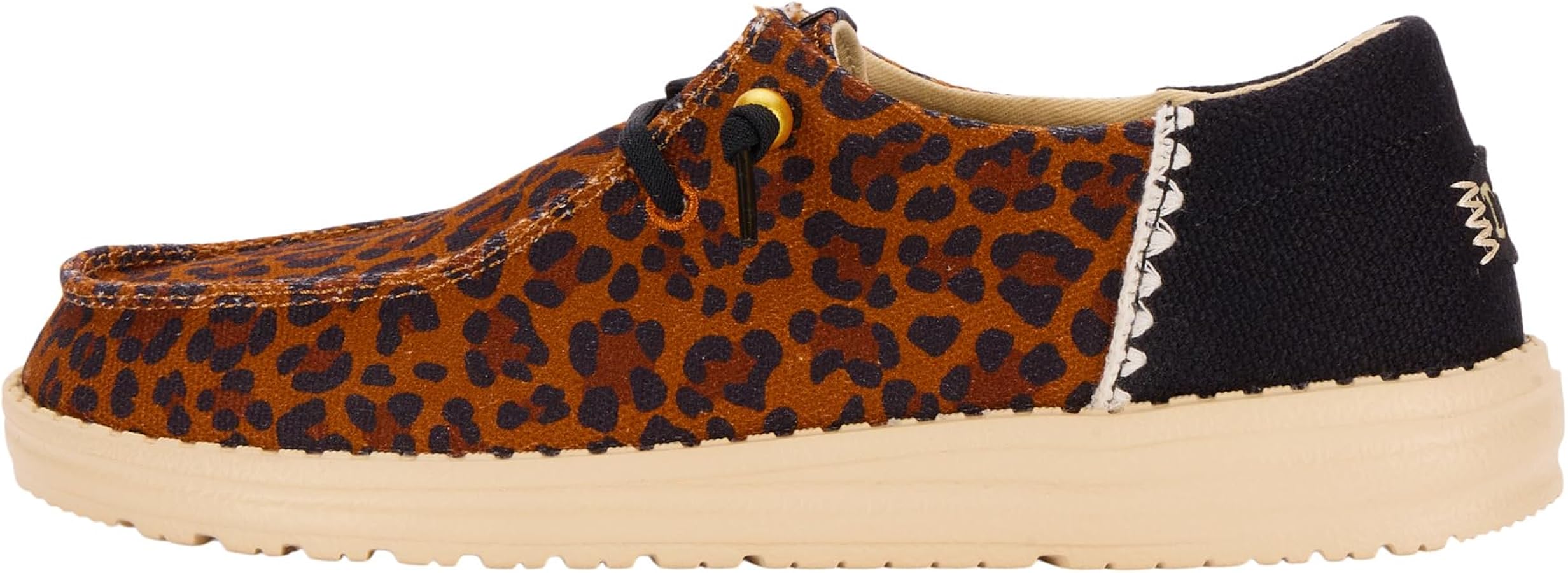 Amazon.com | HEYDUDE Wendy Funk Animal Brown/Black Size 6, Women's